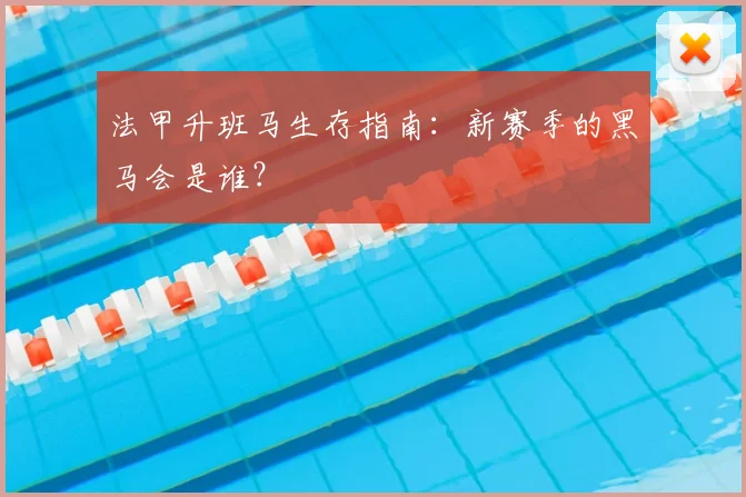 法甲升班马生存指南:新赛季的黑马会是谁?